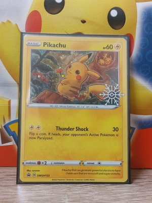 Κάρτα Pikachu Sword & Shield Holiday Promo σαν καινούργια