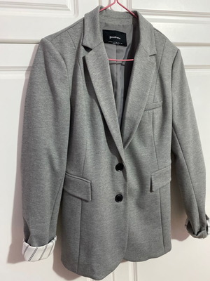 Stradivarius blazer used, gray, size M