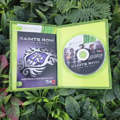 Saints Row The Third Xbox 360 game used