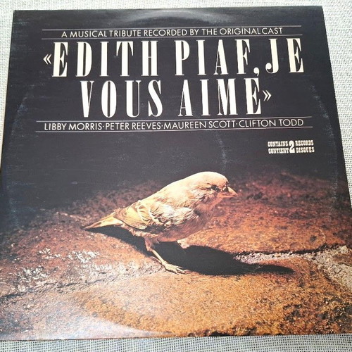 Edith Piaf Je Vous Aime 2XLP vinyl used, pop