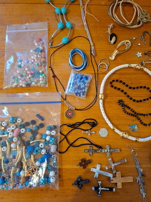 Jewelry lot used, package