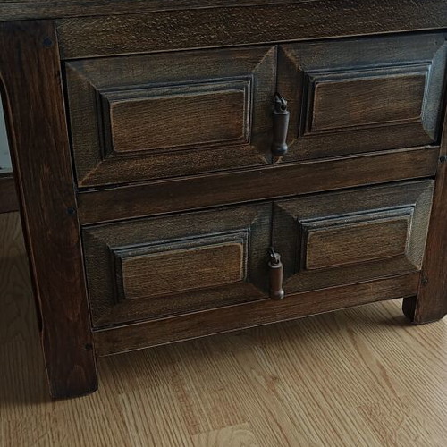Two nightstands used, solid wood, classic design