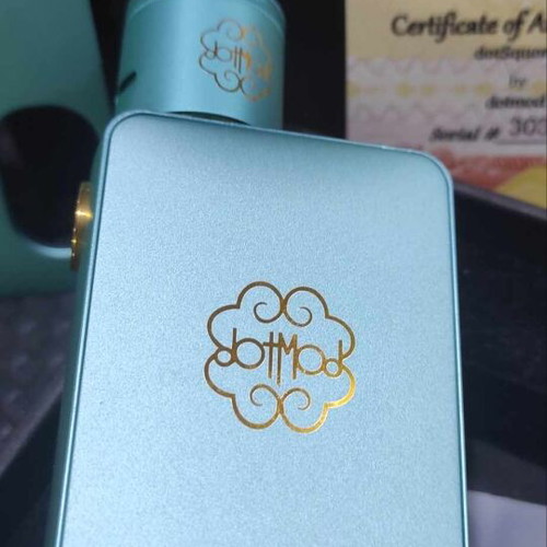 DotSquonk Tiffany Blue Limited Release Mechanical Box Mod like new