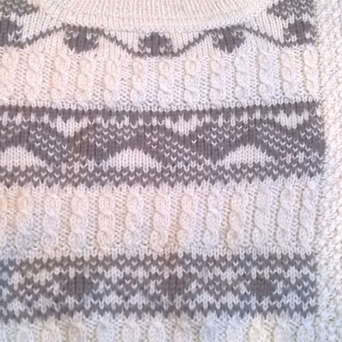 Handmade wool sweater used, size L