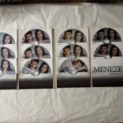 Menexé Turkish series DVD box set collectible, 11 DVDs, subtitles