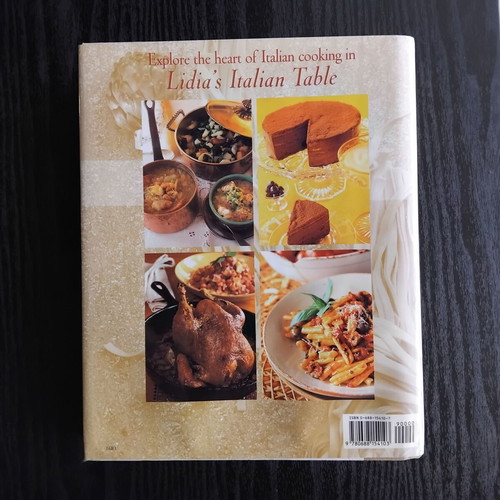 Lidia's Italian Table βιβλίο μαγειρικής μεταχειρισμένο, σκληρόδετο, αγγλικές συνταγές
