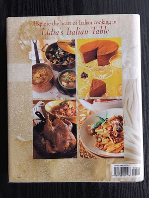 Lidia's Italian Table βιβλίο μαγειρικής μεταχειρισμένο, σκληρόδετο, αγγλικές συνταγές