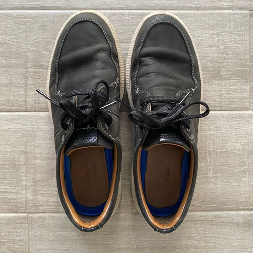 Clarks Men's Shoes size 41 slightly used, black casual