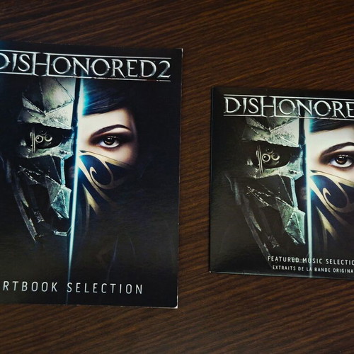 Dishonored Artbook and Soundtrack CD used