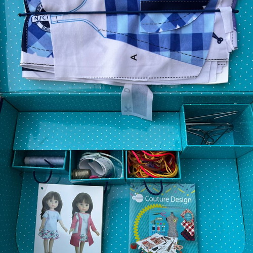 Imaginarium Couture Design Sewing Kit and Peg Doll Craft Kit used
