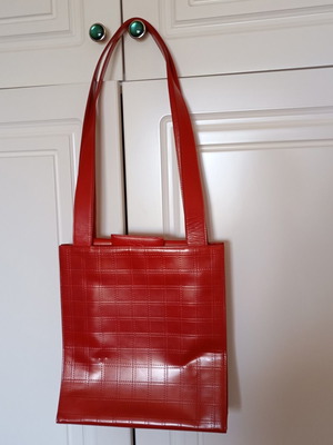 Folie folie leather shoulder bag like new, red