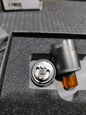 BD Vape Precisio MTL 22mm used Carbon black