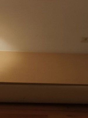 Bed base for single bed used with white wood and slats 1.06x2.00
