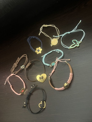 Macrame bracelets, handmade
