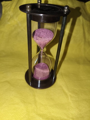 Brass nautical hourglass The Mary Rose London 11cm new