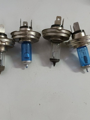Car bulbs 12V 55W like new, pack of 4
