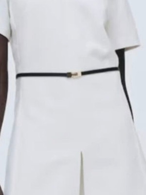 Zara white jumpsuit, XL