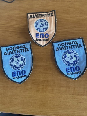 EPO referee badges set of 3, like new