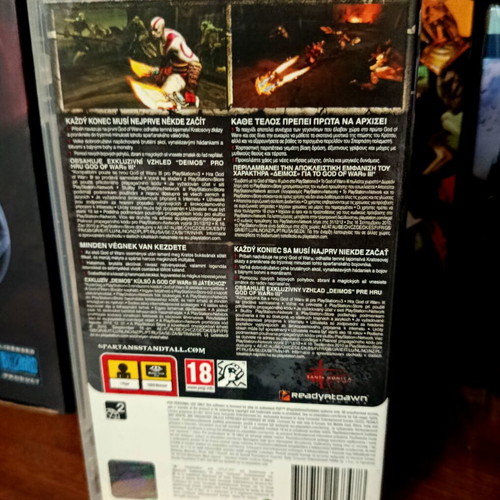 God of War Ghost of Sparta PSP game like new, Greek edition