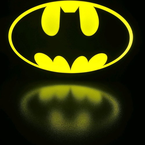 Batman 3D printed lamp new with led lighting and usb connection