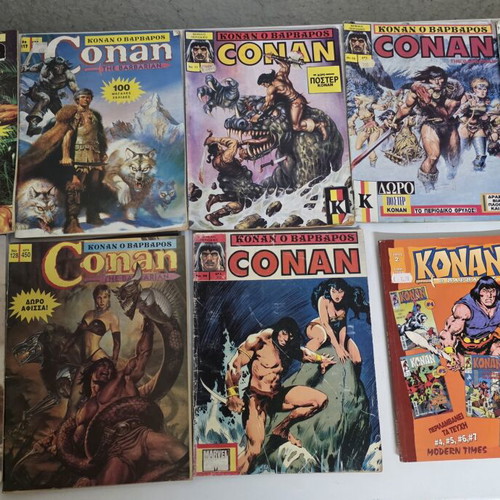 Conan the Barbarian comic collection used, 62 issues