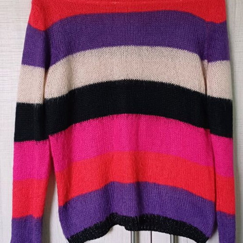Kaos women's multicolor sweater like new, size S