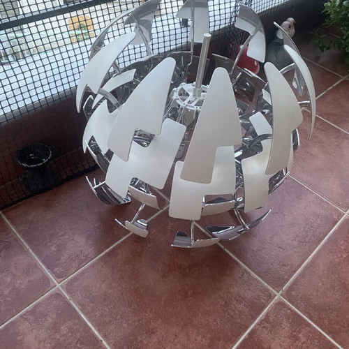 Ikea ceiling light set with lamp like new