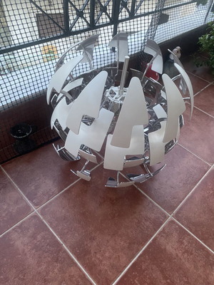 Ikea ceiling light set with lamp like new