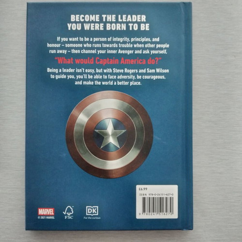 Marvel Studio Book Be More Captain America Lessons in Leadership hardcover like new