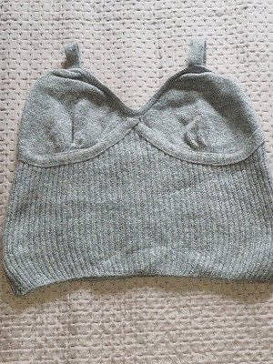 Knitted Bustier like new, size S, gray