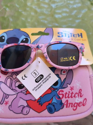 Παιδικό γυαλί ηλίου Stitch με θήκη, UV προστασία 100%