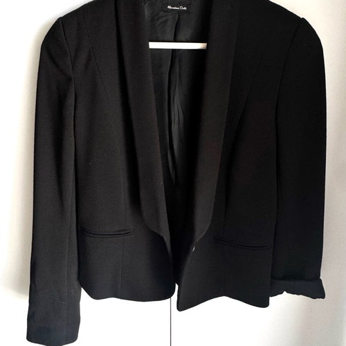 Massimo Dutti women's blazer size S like new, black