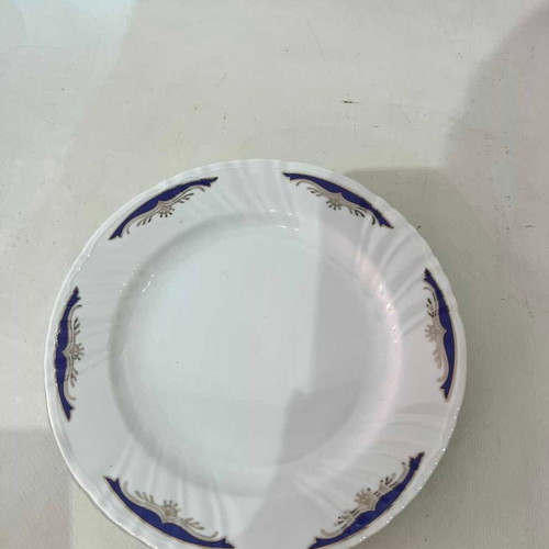 Arpo porcelain plate set of 11 vintage used, made in Romania