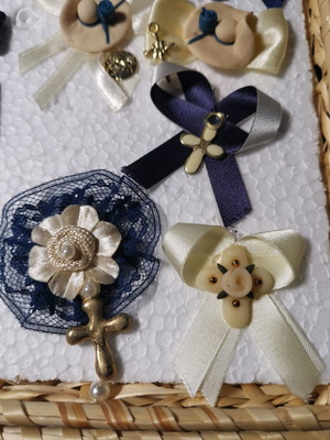 Μαρτυρικά Βαπτίσεων Vintage δείγμα 19 τεμάχια σαν καινούργιο