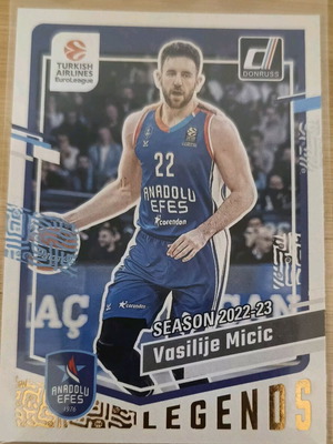 Κάρτα Vasilije Micic Legends Donruss Panini καινούργια