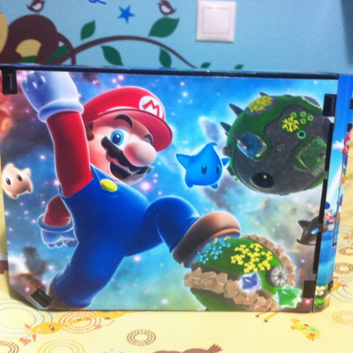 Wii Mario console stickers new