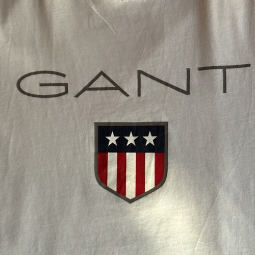 Gant T-shirt, white, size S