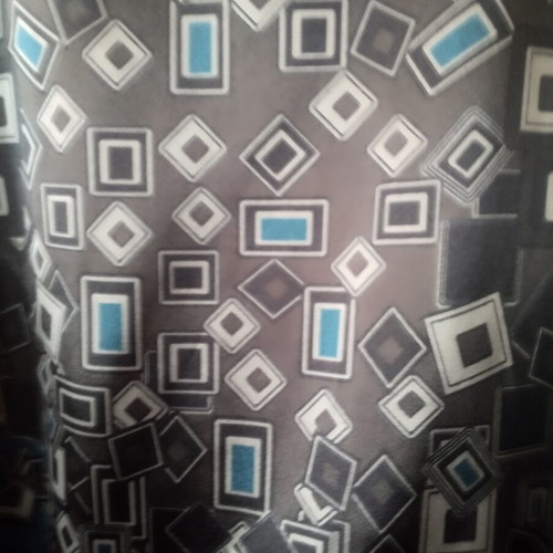 Dress 70s style satin, like new, black and blue, Bershka, size M