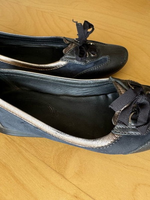 Tod’s ballerinas used, size 37, blue and silver