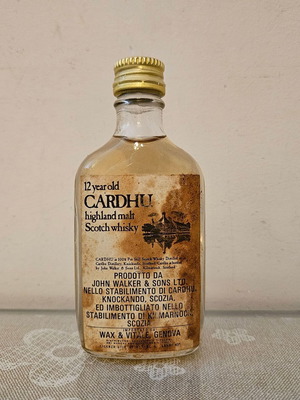 Cardhu 12yo whisky miniature new, sealed 40ml