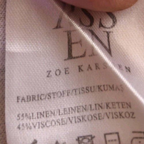 Zoe Karssen "Egoiste" unisex T-shirt size L like new, white