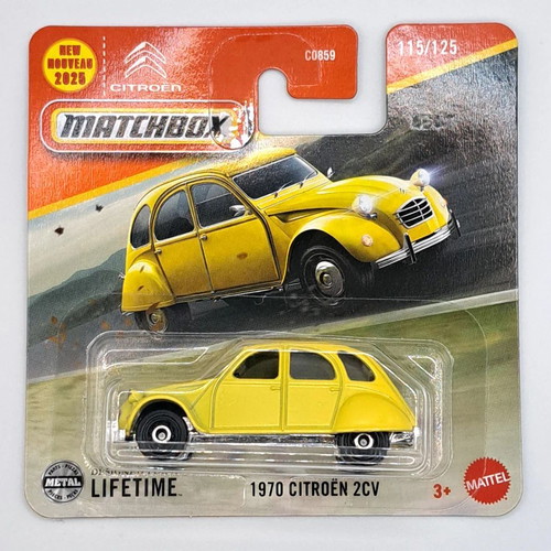 Matchbox Citroën 2CV yellow new
