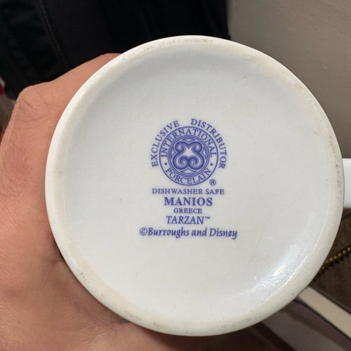 Tarzan Disney mug like new collectible from the 90s