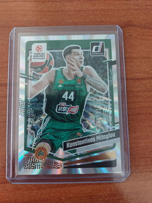 Panini Donruss Euroleague 2023-2024 Dinos Mitoglou Holo Laser card like new