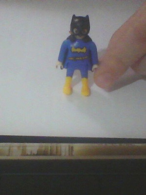 Kinder Playmobil 2 figures Bat Girl and Aqua Girl new
