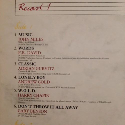 Selection 24 Ballads double album like new, 33 RPM vinyl