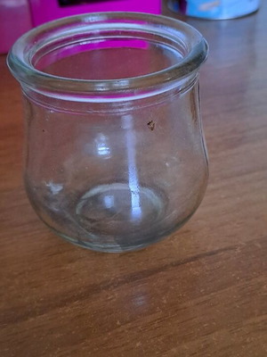 Glass cupping cup used, 1 piece