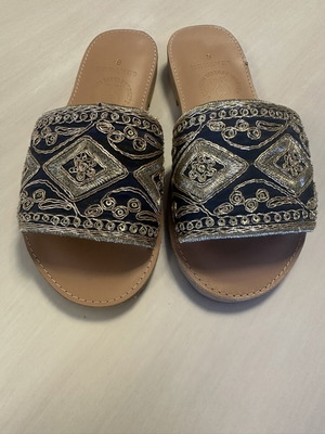 Leather sandals She by she size 36 new, blue