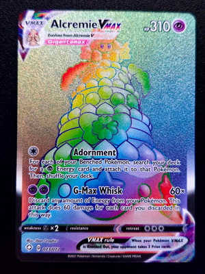 Pokemon Alcremie VMAX 73/72 from Shining Fates 2021 collection Near Mint