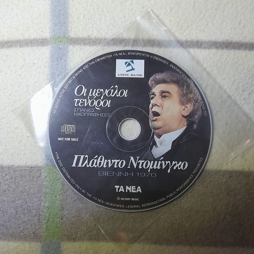 Placido Domingo CD rare live recording Vienna 1970 in good condition